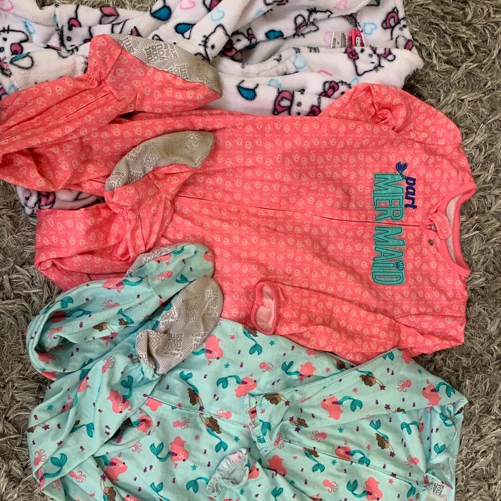 pj bundle 5t mermaid hello kitty